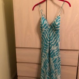 New Guess Turquoise Blue Dress w/ Adjustable Spaghetti Straps